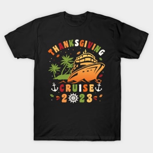 Thanksgiving Cruise 2023 Autumn Family Cruise T-Shirt